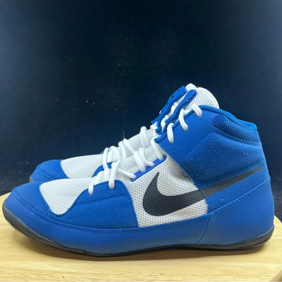 Nike Fury Wrestling Shoes MMA Combat Royal Blue White AO2416-401 Men's Sizes