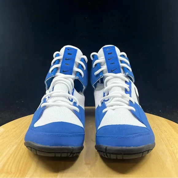 Nike Fury Wrestling Shoes MMA Combat Royal Blue White AO2416-401 Men's Sizes