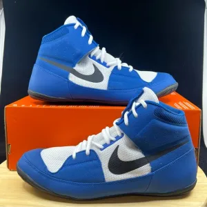 Nike Fury Wrestling Shoes MMA Combat Royal Blue White AO2416-401 Men's Sizes