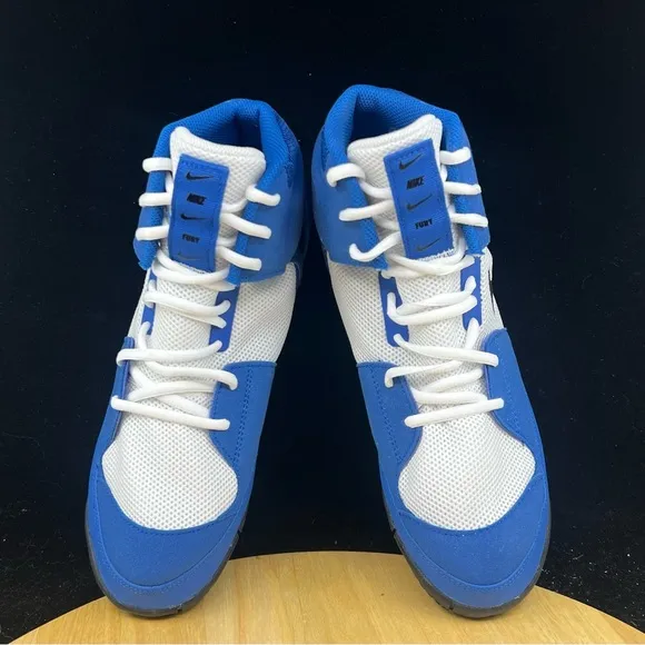 Nike Fury Wrestling Shoes MMA Combat Royal Blue White AO2416-401 Men's Sizes
