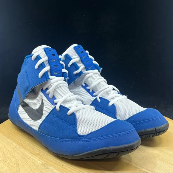 Nike Fury Wrestling Shoes MMA Combat Royal Blue White AO2416-401 Men's Sizes