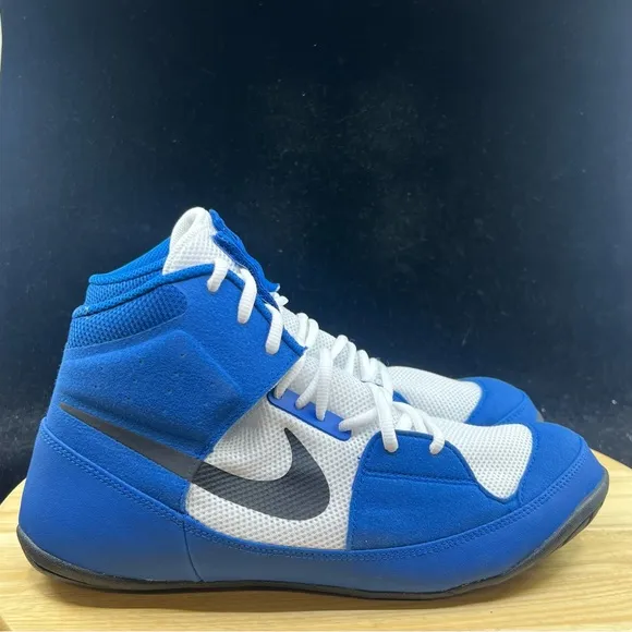 Nike Fury Wrestling Shoes MMA Combat Royal Blue White AO2416-401 Men's Sizes
