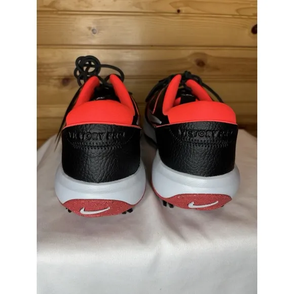 NIKE GOLF SHOES MEN'S VICTORY PRO 3 BLACK CRIMSON DV6800-005 SIZE 11 NWOB