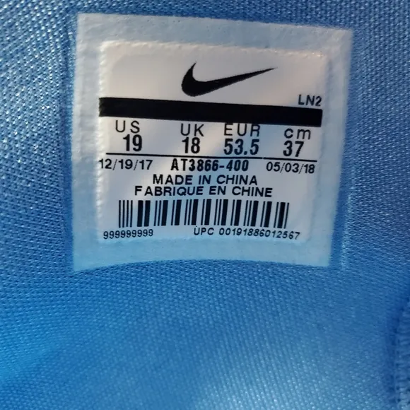 NIKE Hyperdunk Basketball Shoes Sz 19