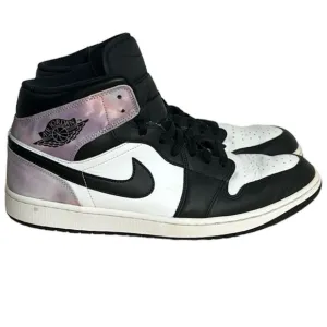 NIKE Jordan Air Jordan 1 Mid SE DM1200 001 Tie-Dye Purple white black size 14