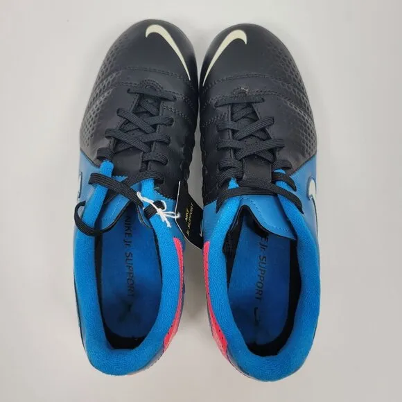Nike Jr CTR360 Libretto III Youth Blue Black White Cleats 524927-014 US Size 4Y