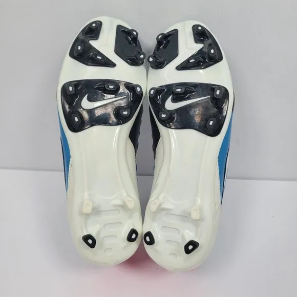 Nike Jr CTR360 Libretto III Youth Blue Black White Cleats 524927-014 US Size 4Y