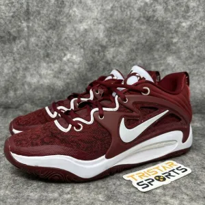 Nike KD 15 TB Basketball Shoes Mens 9.5 Team Red White DX6648-601