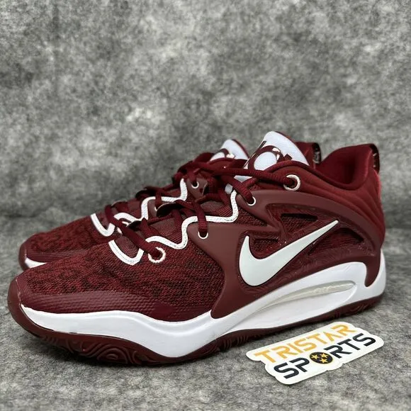 Nike KD 15 TB Basketball Shoes Mens 9.5 Team Red White DX6648-601
