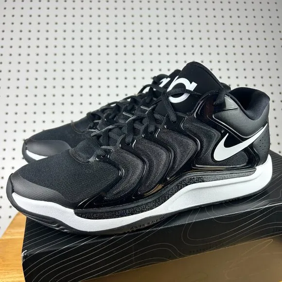 Nike KD 17 TB Men's Size 11.5 Black White Athletic Basketball Shoes HJ7387-002