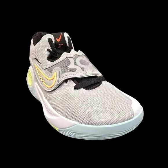 Nike KD Trey 5 X Men's Sneakers Shoes Wolf Gray Barely Volt DD9538-009 10.5