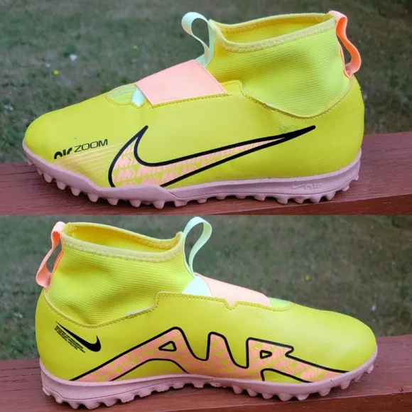Nike Kids' Youth Air Zoom Mercurial Superfuly 9 Academy Turf Shoes - US 5.5Y