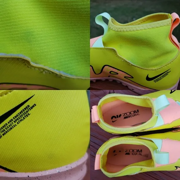 Nike Kids' Youth Air Zoom Mercurial Superfuly 9 Academy Turf Shoes - US 5.5Y