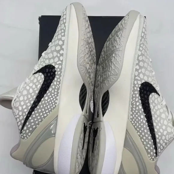 Nike Kobe 6 Proto “All-Star Sail” basketball shoes in white and black and white