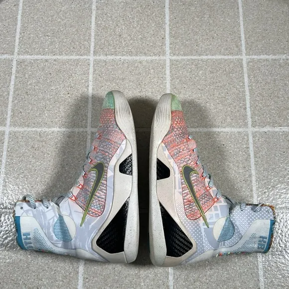 Nike Kobe 9 Elite Premium High &quot;What The&quot; Size 10 Basketball Shoes 678301-904