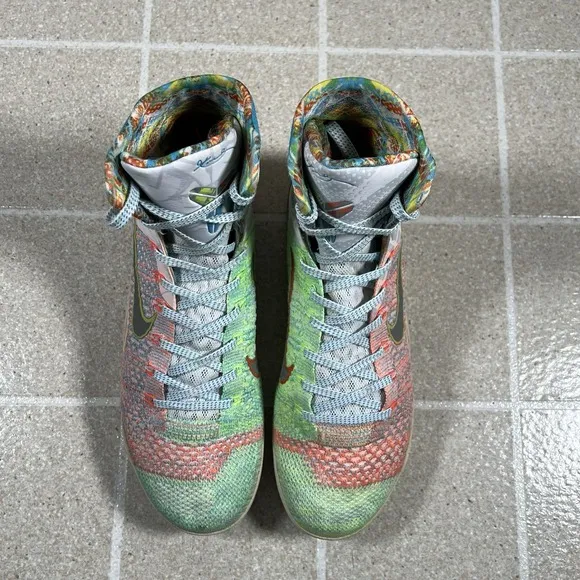 Nike Kobe 9 Elite Premium High &quot;What The&quot; Size 10 Basketball Shoes 678301-904