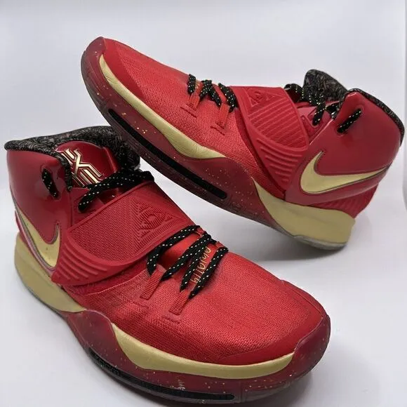 Nike Kyrie 6 All Star Men’s Size 16 Red High Top Basketball Shoes CD5026-900