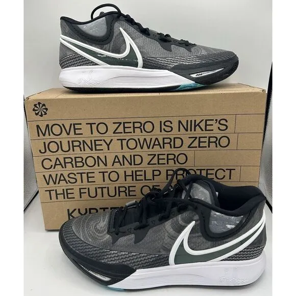 Nike Kyrie 8 Sneakers Black‎ Grey Mens Size 13 Women's 14.5 NIB