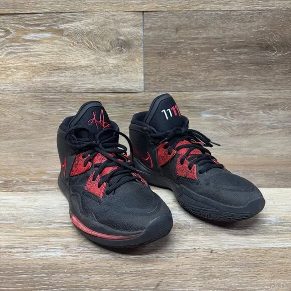 Nike Kyrie Infinity Black/Red Mid Top Athletic Shoes Men's Size 9