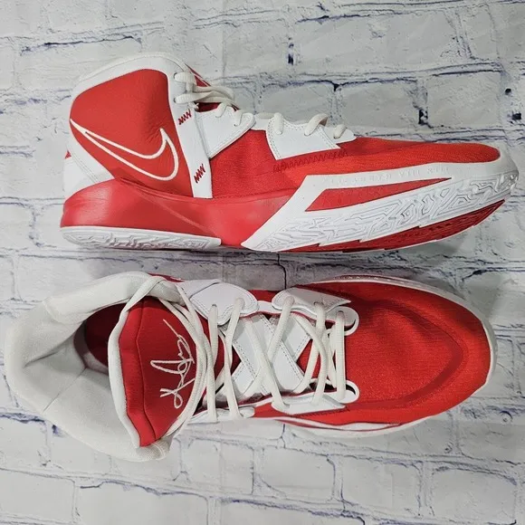Nike Kyrie Infinity University Red White Basketball Shoes DO9616-600 MENS SZ 18