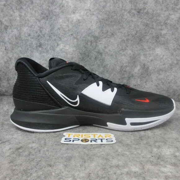 Nike Kyrie Low 5 Basketball Shoes Mens 11 Bred Black White Red DJ6012-001