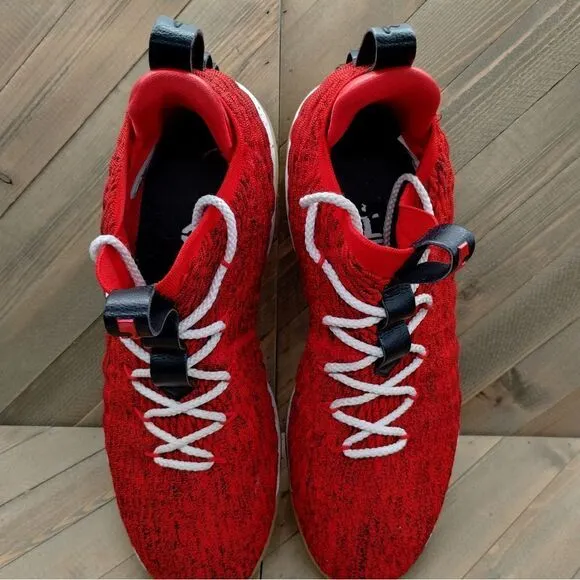 Nike LeBron 15 Low Basketball Shoes Men Size 14 University Red Athletic Sneakers