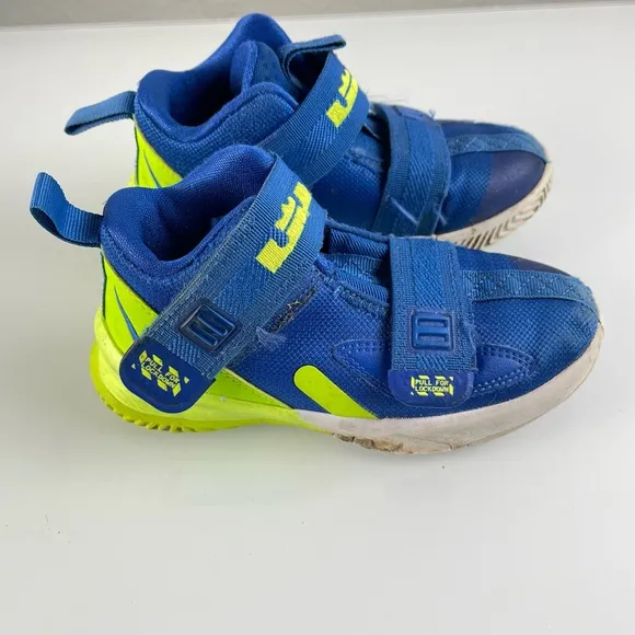 Nike Lebron James Soldier 13 XVIII Basketball Hooping Shoes‎ Blue Green