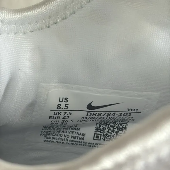 Nike Lebron NXXT Gen White Metallic Silver Nexxt Generation DR8784 101 Mens