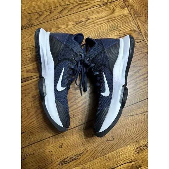 Nike Lebron Witness IV TB (Mens Size 9.5) Shoes CV4004 401 Midnight Navy White