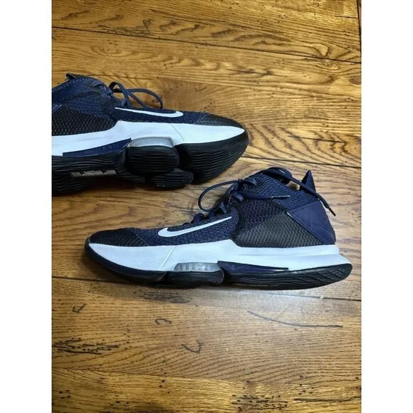 Nike Lebron Witness IV TB (Mens Size 9.5) Shoes CV4004 401 Midnight Navy White