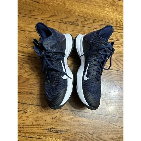 Nike Lebron Witness IV TB (Mens Size 9.5) Shoes CV4004 401 Midnight Navy White