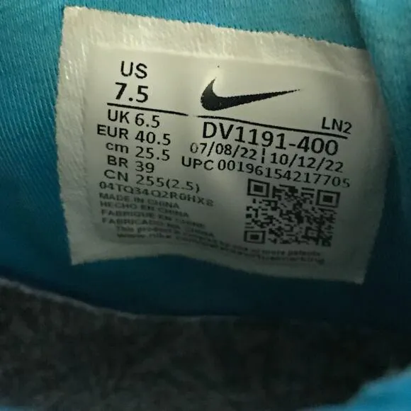 NIKE LeBron XX All-Star Turquoise Men's Size 7.5 DV1191-400