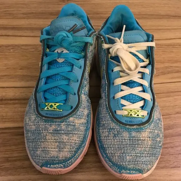 NIKE LeBron XX All-Star Turquoise Men's Size 7.5 DV1191-400