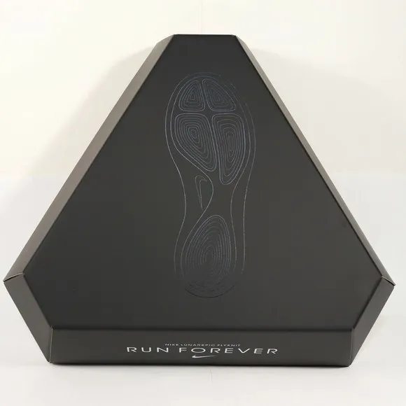 NIKE Lunarepic Flyknit Run Forever Empty UNUSED SHOE BOX ONLY Prototype Black