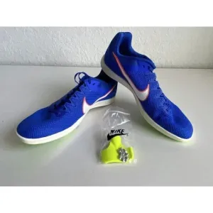 Nike Men’s 10.5 Zoom Rival Distance Track Spikes Racer Blue DC8725-401