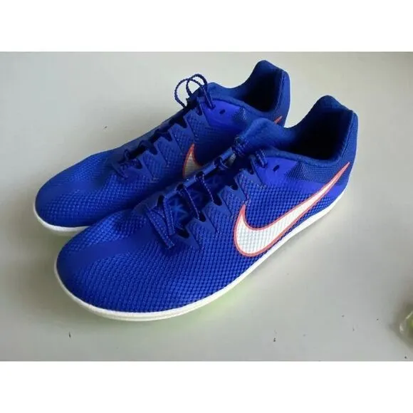 Nike Men’s 10.5 Zoom Rival Distance Track Spikes Racer Blue DC8725-401
