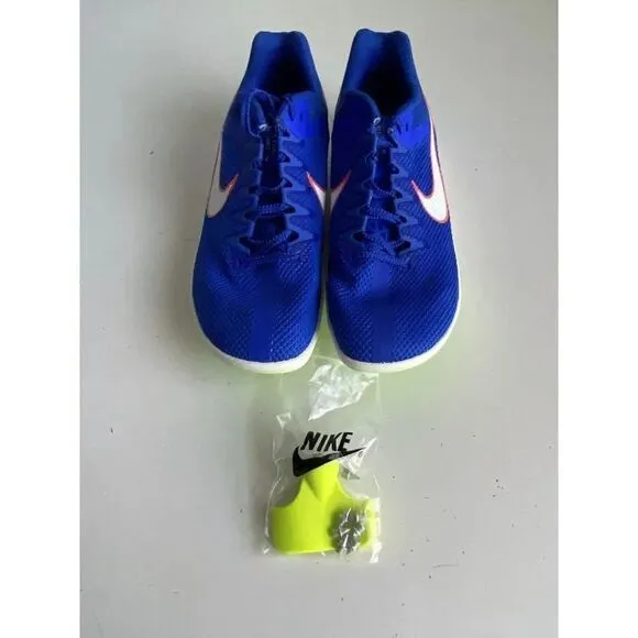 Nike Men’s 10.5 Zoom Rival Distance Track Spikes Racer Blue DC8725-401