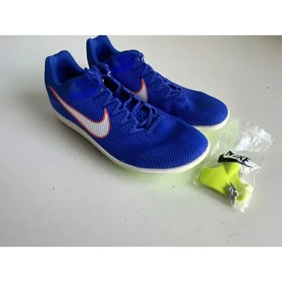 Nike Men’s 10.5 Zoom Rival Distance Track Spikes Racer Blue DC8725-401