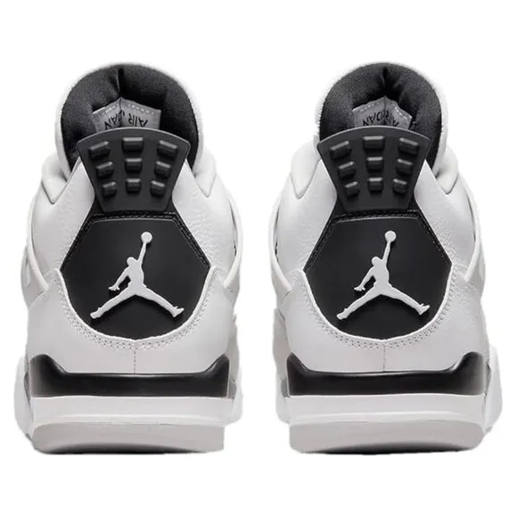 NIKE Men's Air Jordan 4 Retro Military Black Shoes Size 16