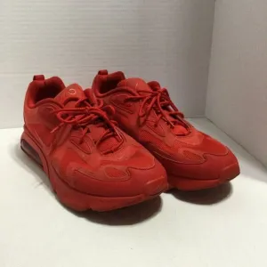 Nike Mens Air Max 200 Mens Red Lace Up Low Top Running Shoes Sneakers Size 13
