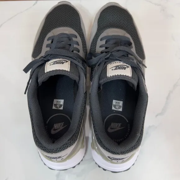 Nike Men's Air Max SYSTM Athletic Running Sneakers Dark Smoke Grey White Sz 12