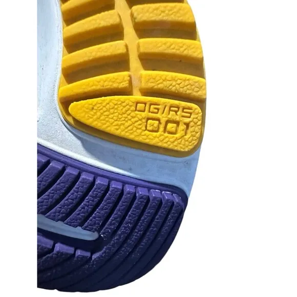 Nike Men's Air Zoom Pegasus 37 LSU Tigers Size 7.5 2020 Running Shoes White #133