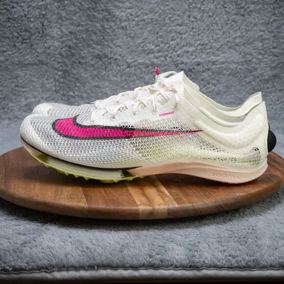 Nike Mens Air Zoom Victory Track &amp; Field Distance Spikes Sail Sz 14 CD4385-101