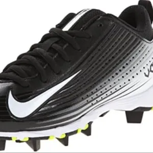 Nike men’s Black and White baseball cleats size 13