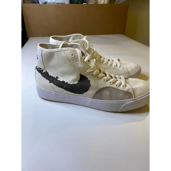 Nike Men's Blazer Court Mid Premium SB Sneakers DM8553-100 Mens Size 10
