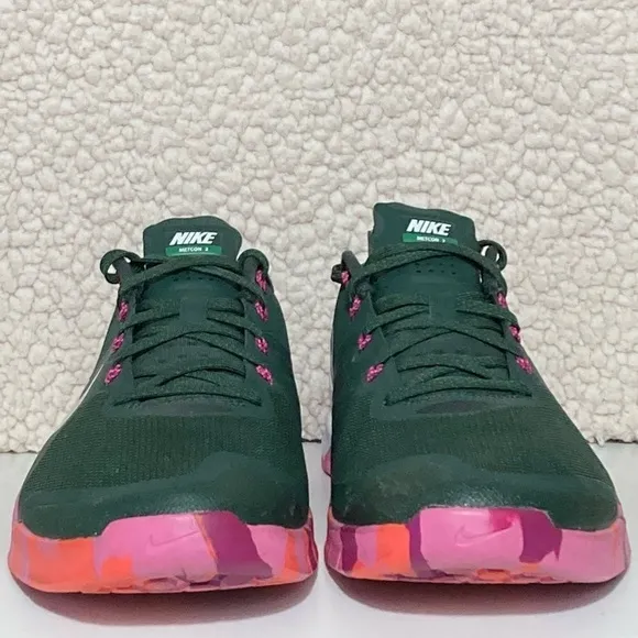 Nike Mens Green Metcon 2 Strength in Bloom Edition Crossfit Sneaker Shoes SZ 11
