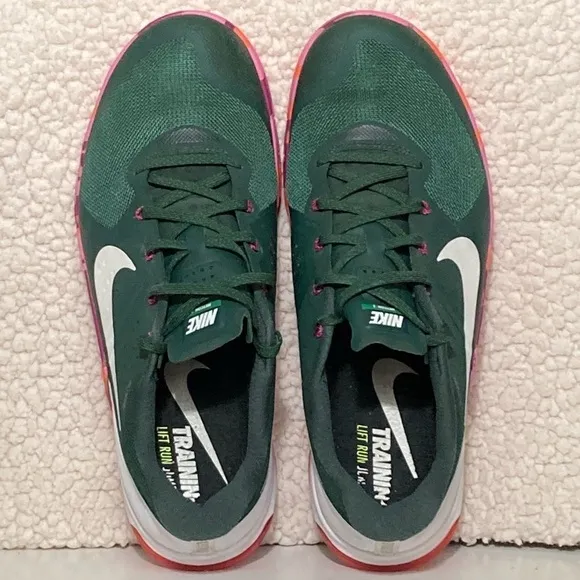Nike Mens Green Metcon 2 Strength in Bloom Edition Crossfit Sneaker Shoes SZ 11