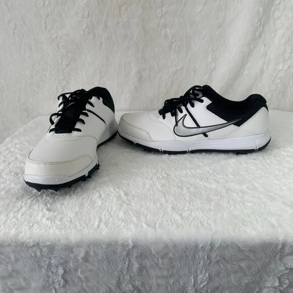 Nike Mens Nike Durasport 4 Golf Shoes - White &amp; Black - Size 11W