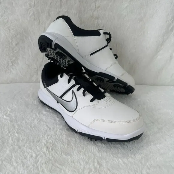 Nike Mens Nike Durasport 4 Golf Shoes - White &amp; Black - Size 11W