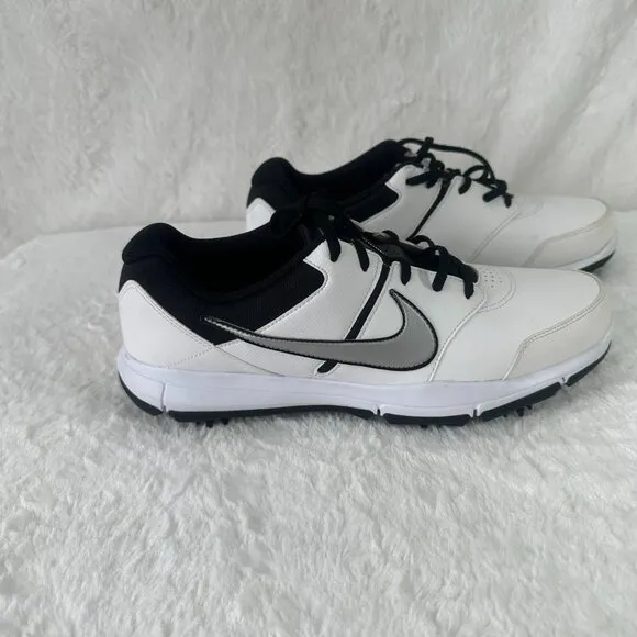 Nike Mens Nike Durasport 4 Golf Shoes - White &amp; Black - Size 11W